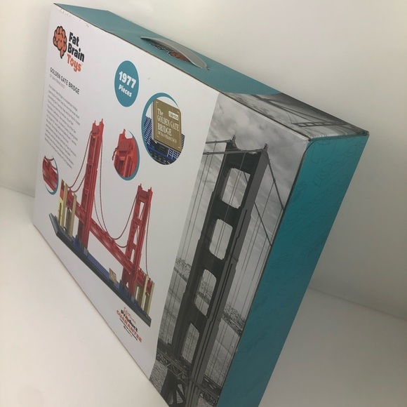 Golden Bridge Fat Brain Toys Brain Bricks Landmark Golden Bridge (San Francisco) - Picture 8 of 13